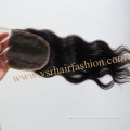 Swiss Lace and French Lace Virgin Human Hair Lace Closure